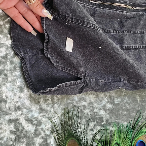 7 For All Mankind Denim Zipper Dress - Picture 6 of 8